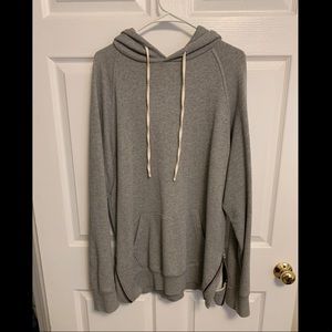 Fear of God gray knit hoodie